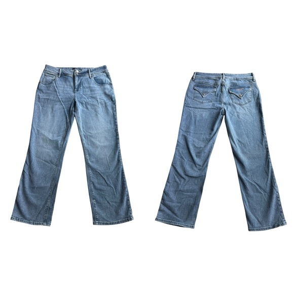 Hudson High Rise Denim Jeans Medium Blue Size 12 Straight Leg NWOT #1811754 - Picture 8 of 8